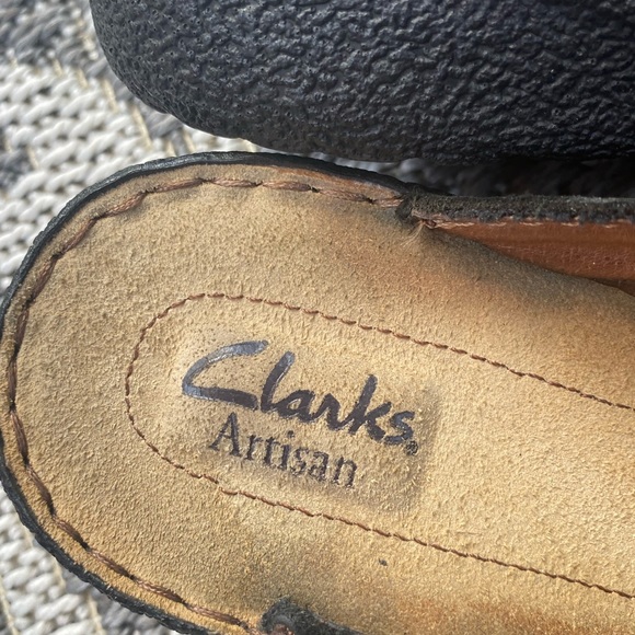 Clarks Artisan Women’s Size 9 Leather Clog Mules💕 - Picture 7 of 9
